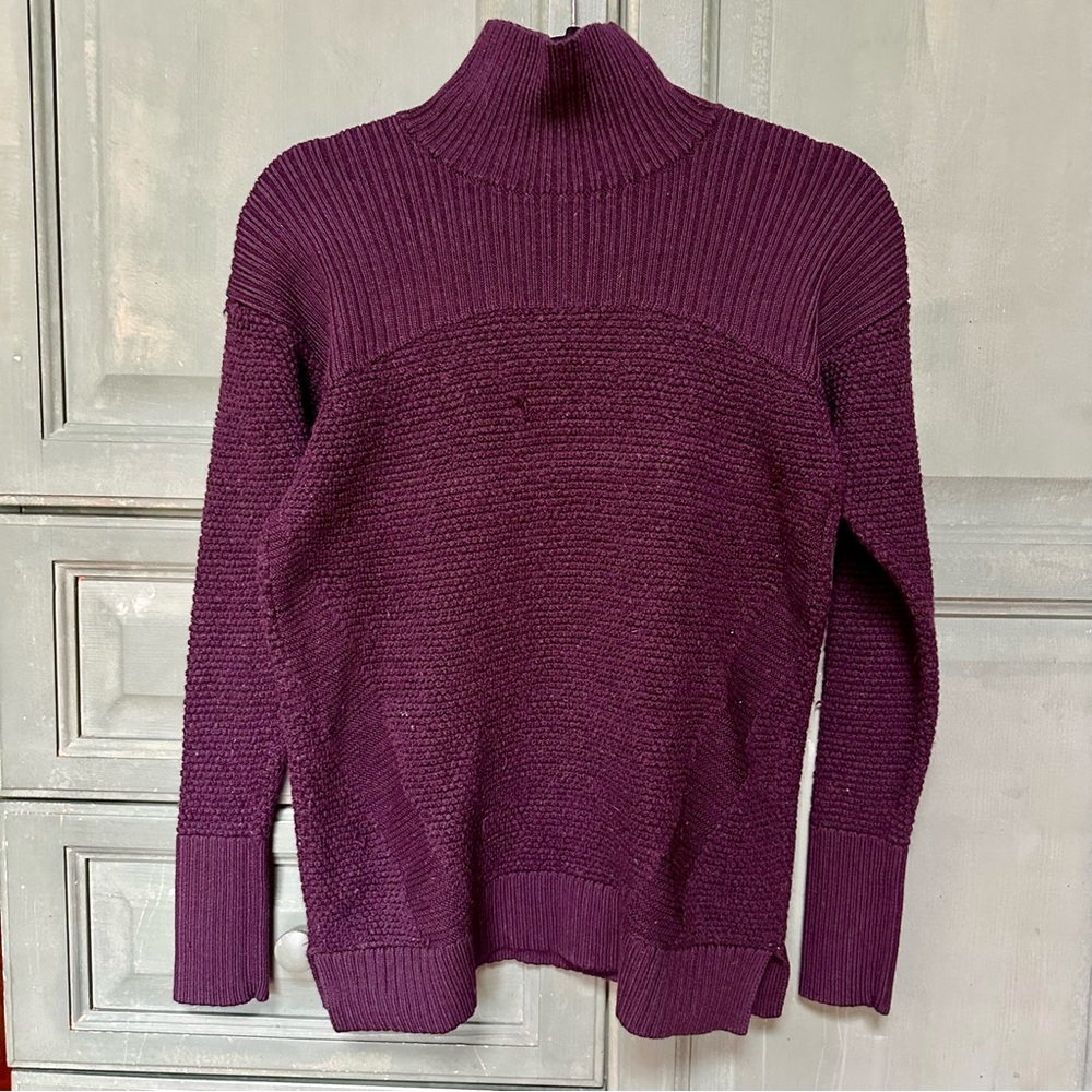 Lululemon Purple Turtleneck Knit Sweater *read description